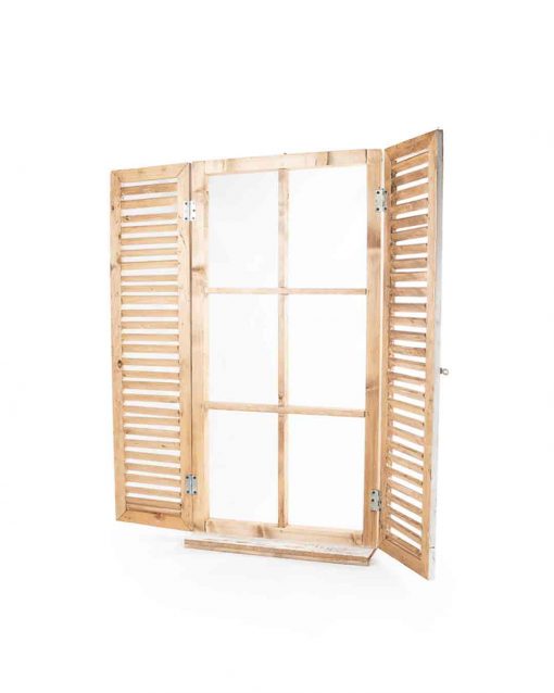 در پنجره چوبی کرکره ای کد2